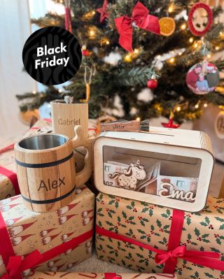 BLACK FRIDAY je tady, získejte 20 % slevu! 🌲 Dřevěné dárky, dekorace i doplňky teď pořídíte výhodněji. 🎁 Udělejte radost...